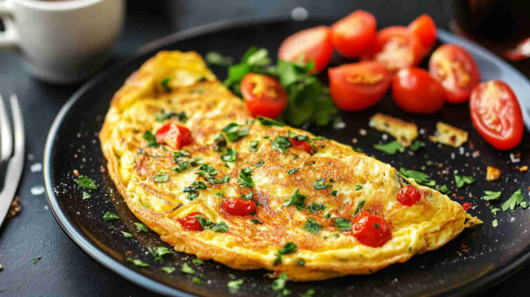 Easy Italian Breakfast Omelette Recipe