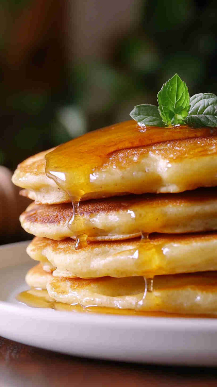 Fluffy Multigrain Pancakes with Honey Butter Recipe