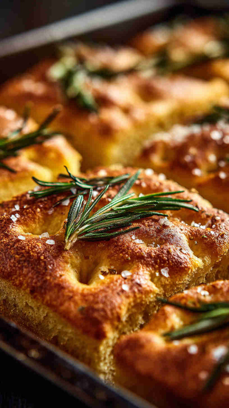Focaccia with Rosemary and Sea Salt