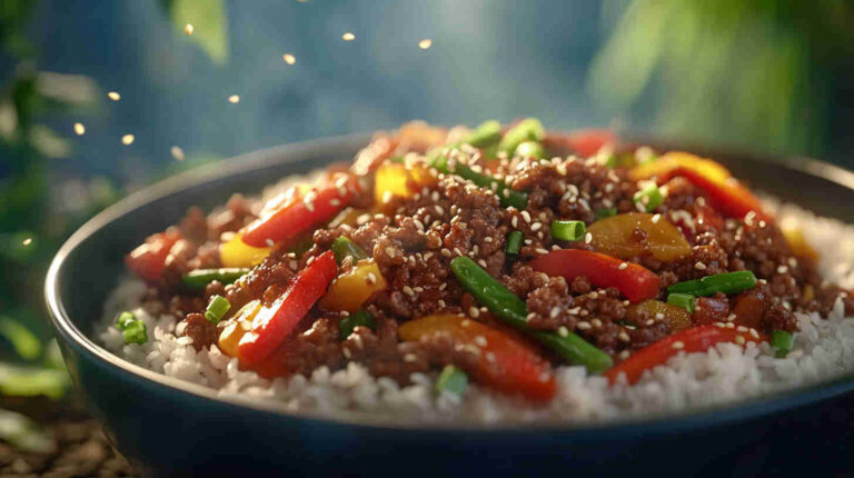 Ground Beef and Veggie Stir-Fry