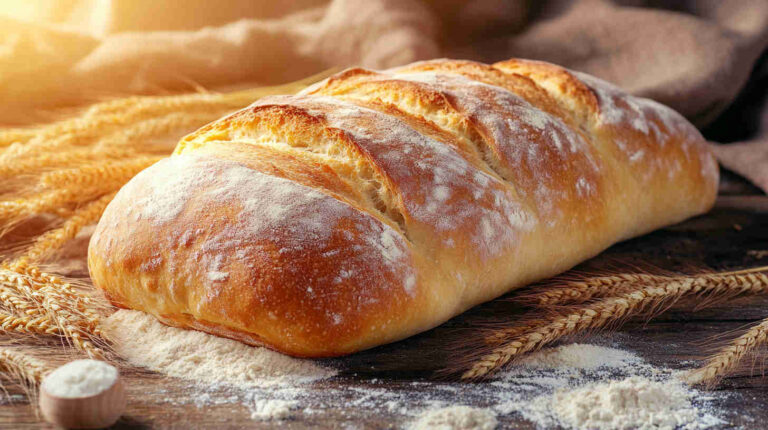 Traditional Ciabatta Bread at Home
