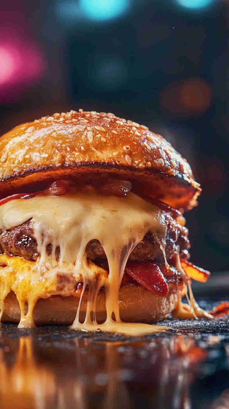 Italian-American Fusion Pizza Burger Recipe