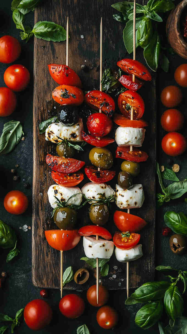 Italian Antipasto Skewers Recipe