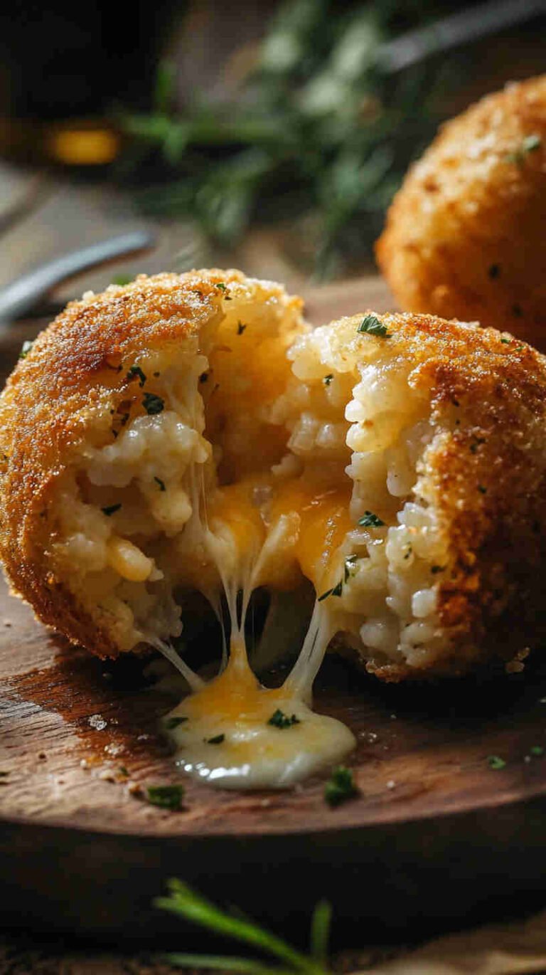 Italian Arancini (Rice Balls) Appetizer Recipe