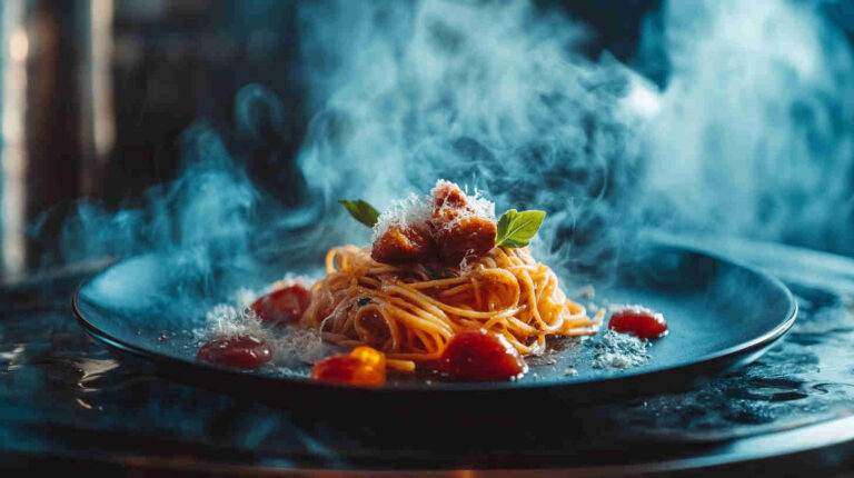 Italian-Asian Fusion Pasta with Soy-Ginger Sauce Recipe