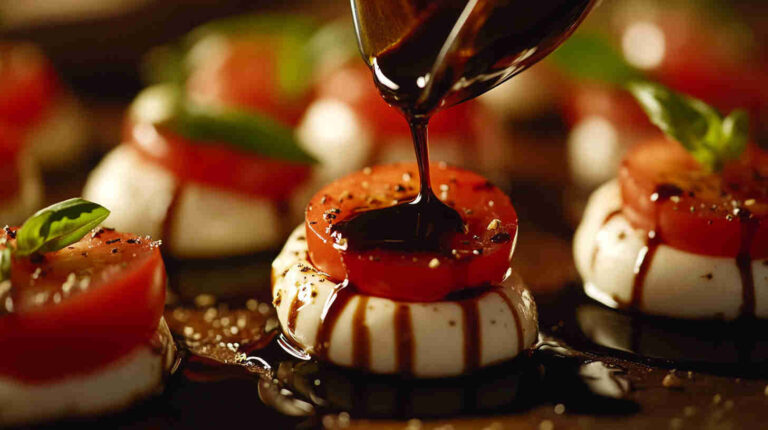 Italian Caprese Bites with Balsamic Drizzle Recipe