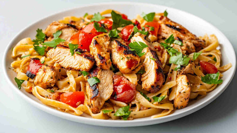 Italian-Caribbean Jerk Chicken Pasta Recipe