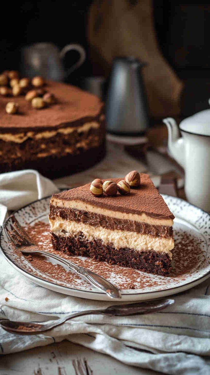 Italian Chocolate Hazelnut Torte Recipe