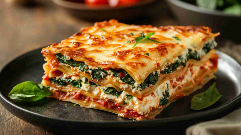 Italian-Indian Paneer and Spinach Lasagna Recipe