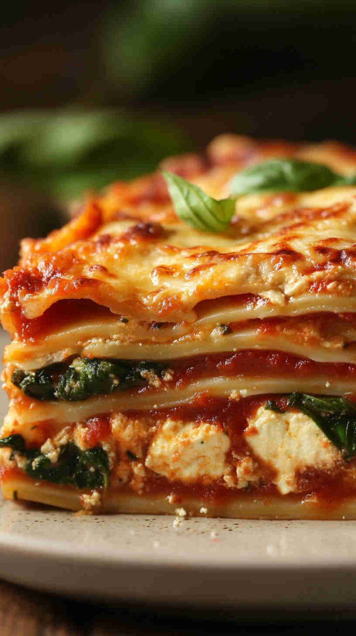 Italian-Indian Paneer and Spinach Lasagna Recipe