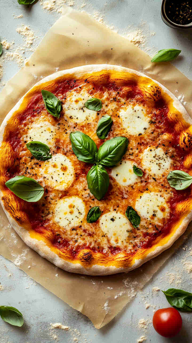 Italian Margherita Pizza With Fresh Basil Recipe italian-margherita-pizza-with-fresh-basil-recipe
