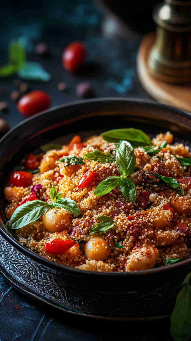 Italian-Moroccan Spiced Couscous Pasta Recipe