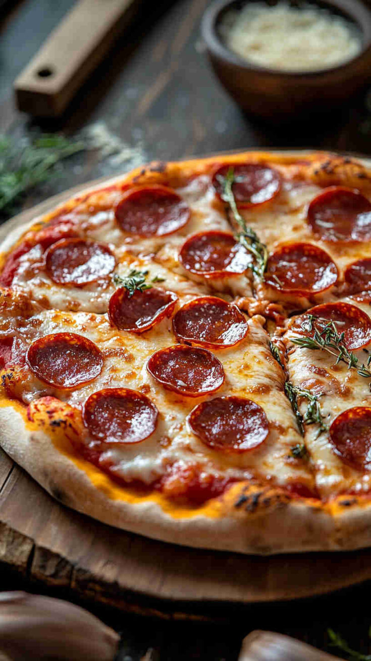 Italian Pepperoni Pizza Recipe