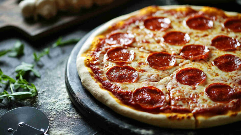 Italian Pepperoni Pizza Recipe