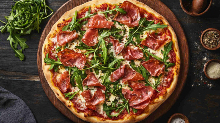 Italian Prosciutto and Arugula Pizza Recipe