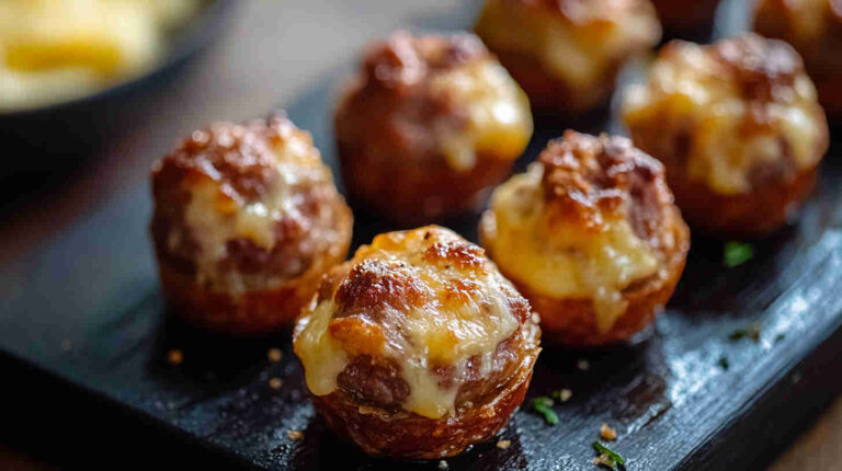 Italian Sausage and Cheese Bites Recipe