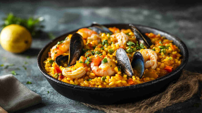 Italian-Spanish Paella-Style Risotto Recipe
