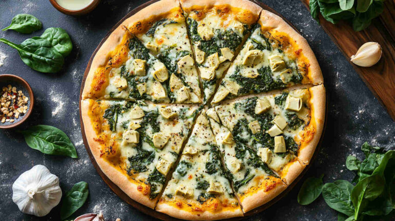 Italian Spinach and Artichoke Pizza Recipe