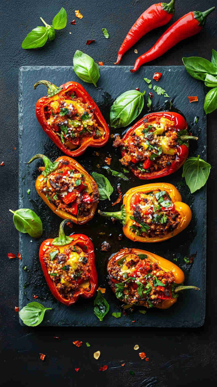 Italian Stuffed Mini Peppers Recipe