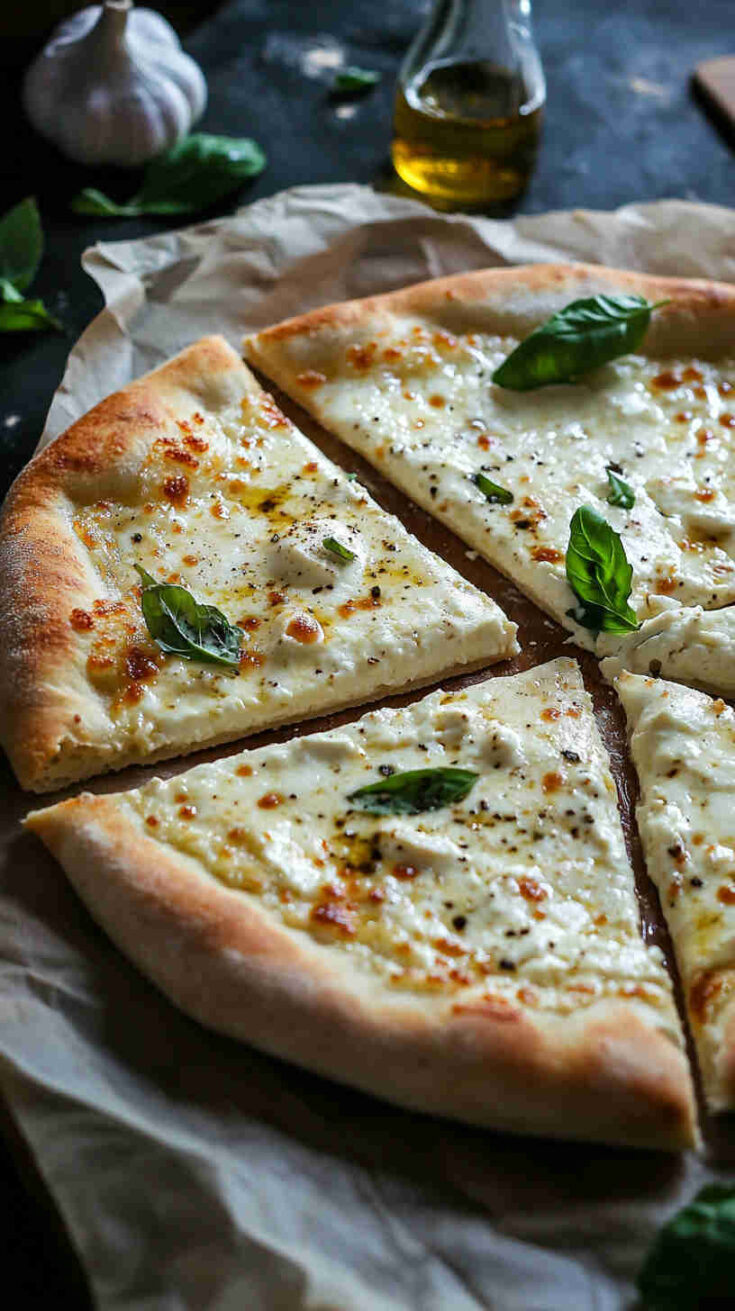 Italian White Pizza with Ricotta Recipe