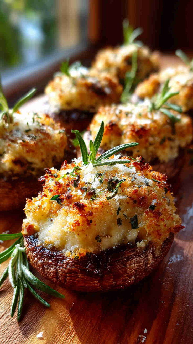 Stuffed Mushrooms Italian Style