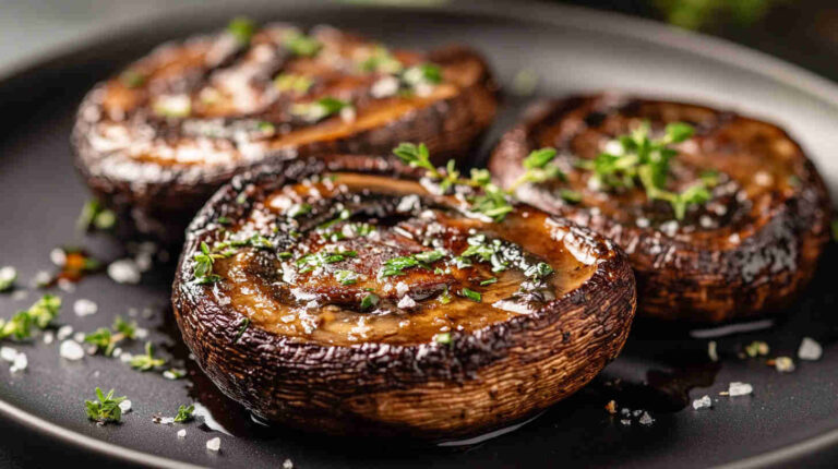 Juicy Air Fryer Portobello Mushrooms Recipe