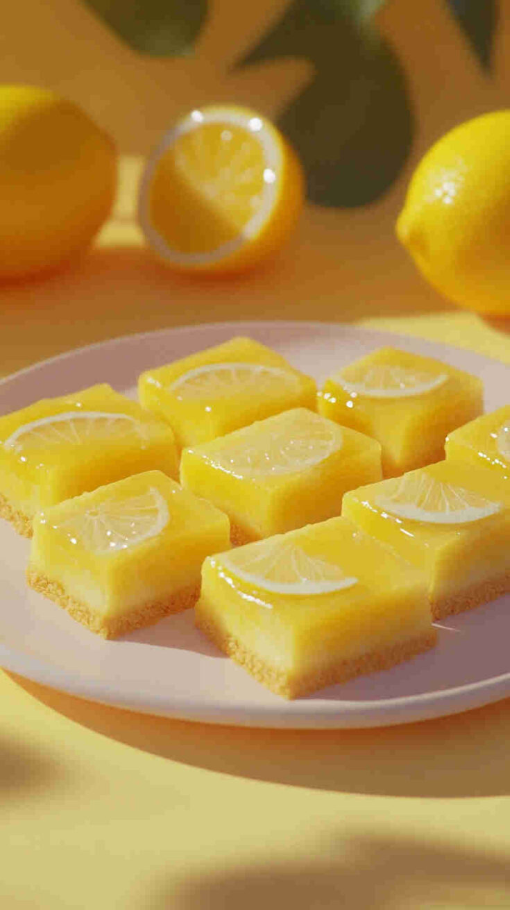 Lemon Bars with Shortbread Crust Recipe