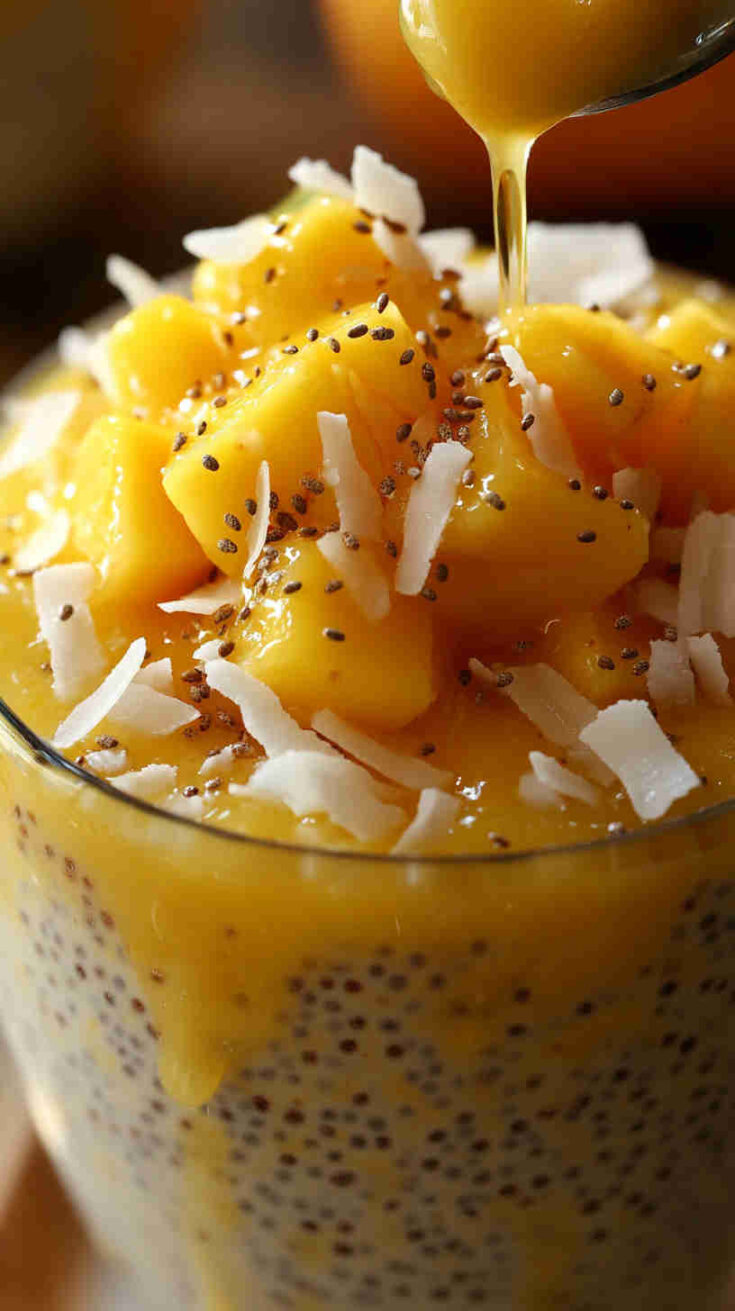 Mango Coconut Chia Pudding Recipe