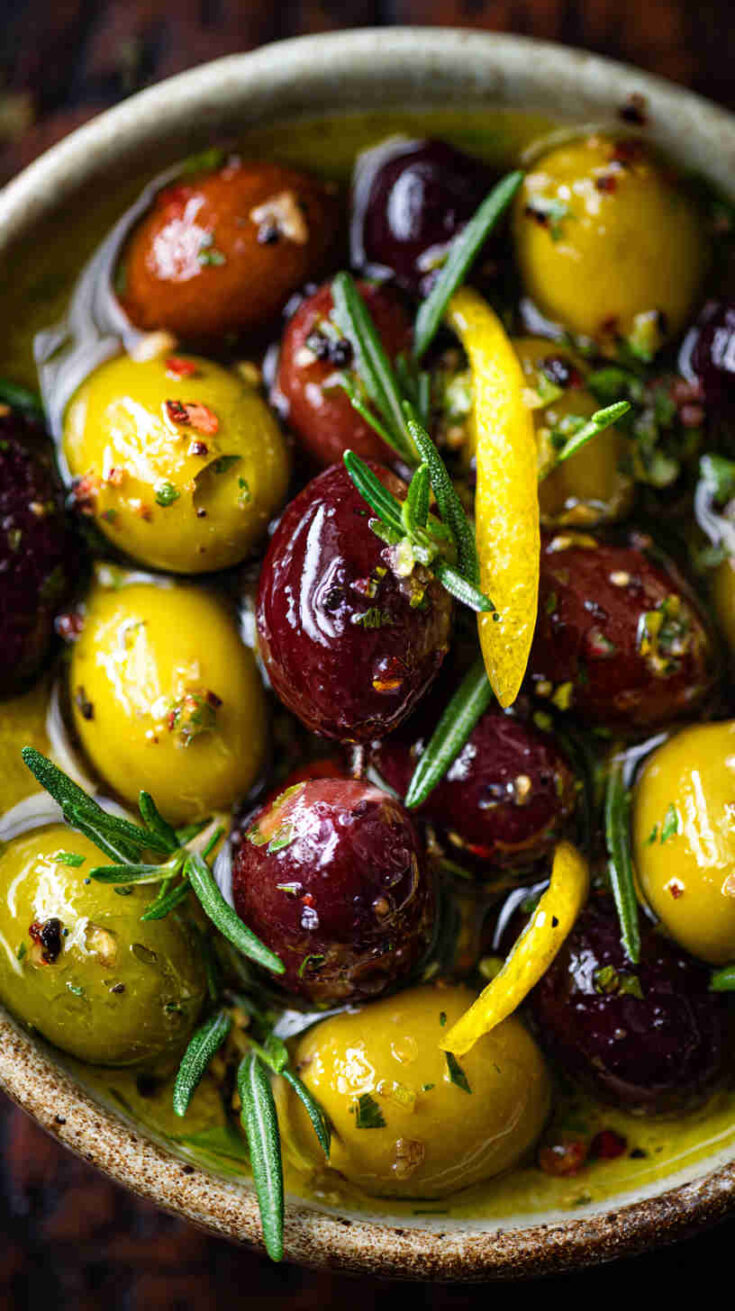 Marinated Olives (Olive Marinate)