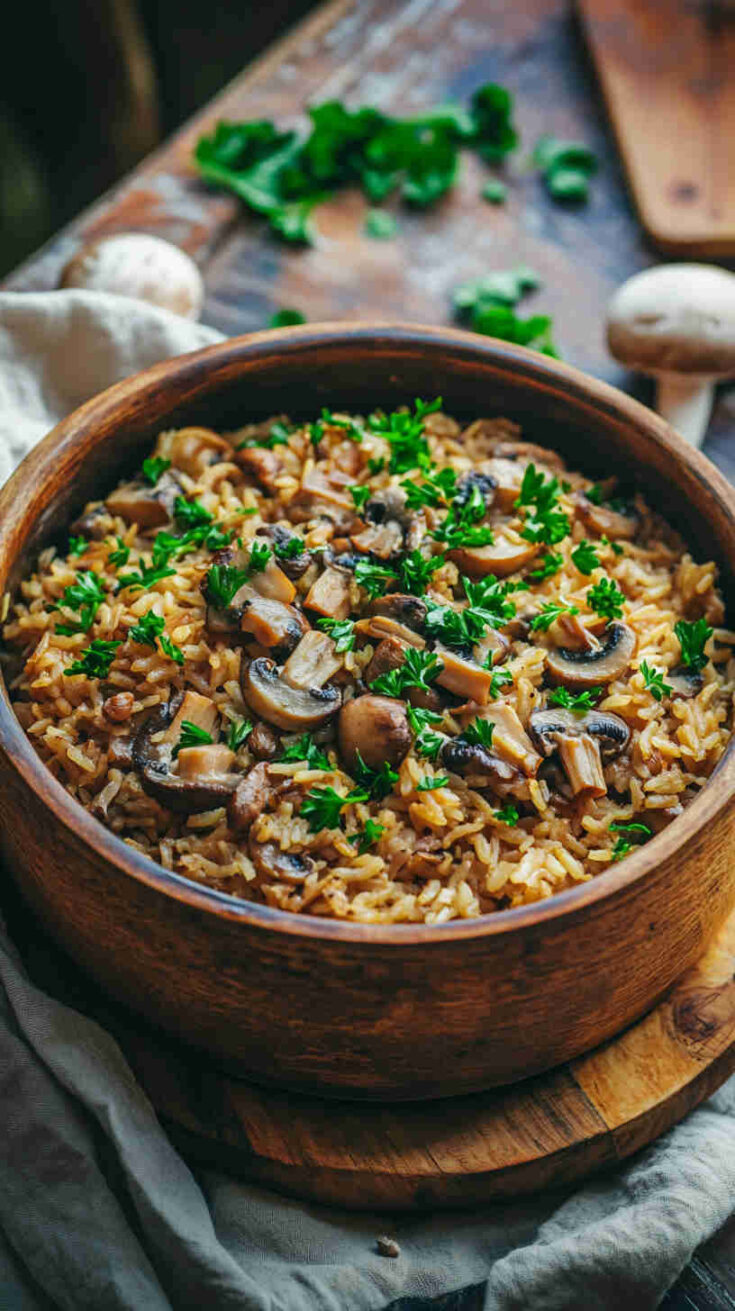 One-Pot Budget Mushroom Rice Recipe