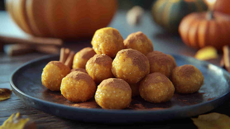 Pumpkin Spice Energy Bites