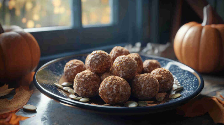 Pumpkin Spice Protein Balls Recipe