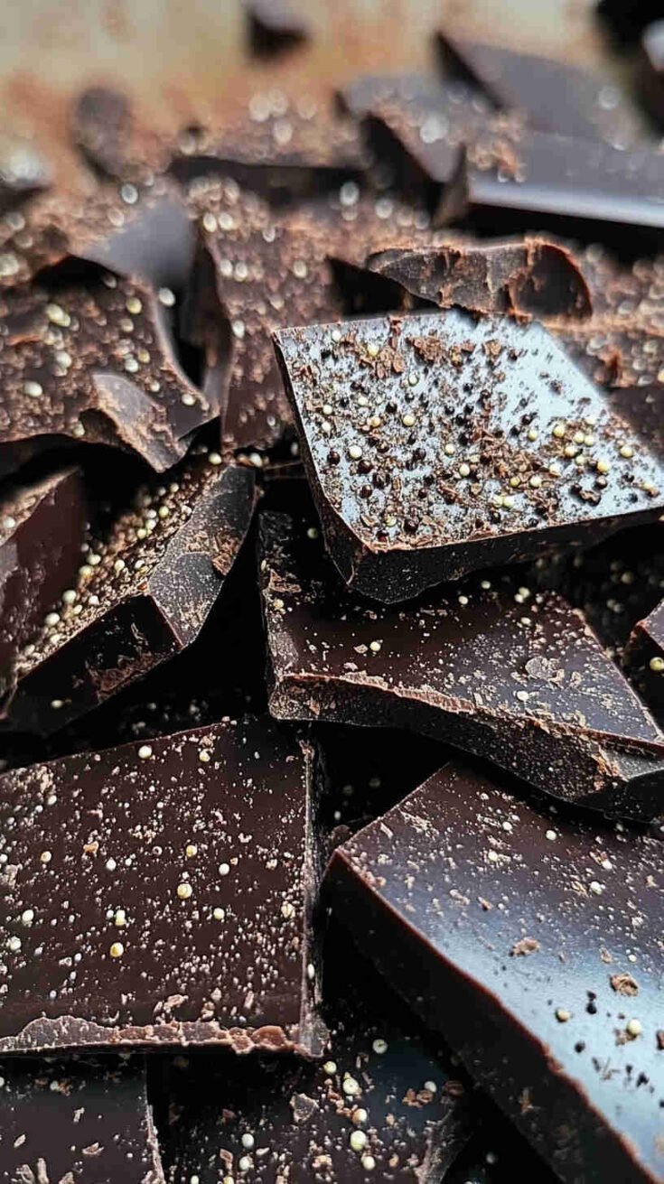 Quinoa Dark Chocolate Bark