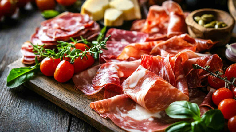 Rustic Italian Antipasto Platter with Prosciutto Recipe