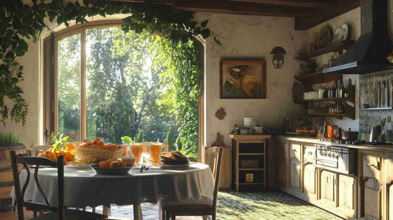 Rustic Italian Breakfast with Bread, Cheese, and Salami Recipe