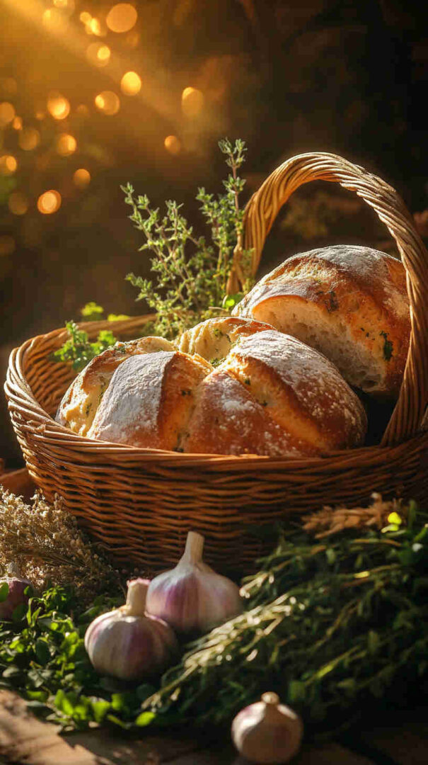 Rustic Italian Country Bread (Pane Casereccio)