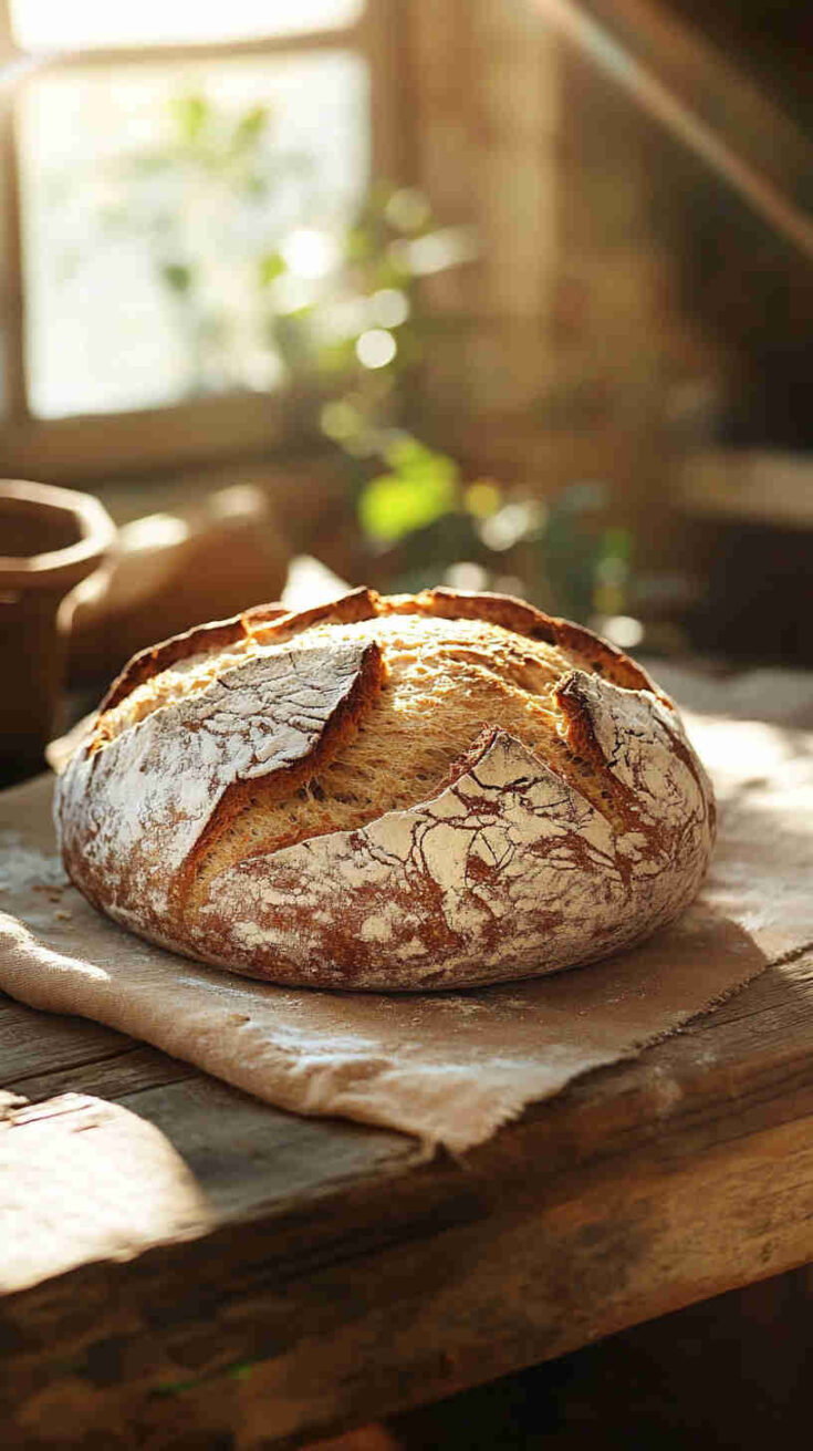 Rustic Italian Country Bread (Pane Casereccio) Recipe