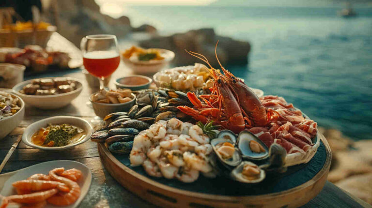 Seafood Italian Antipasto Platter Recipe