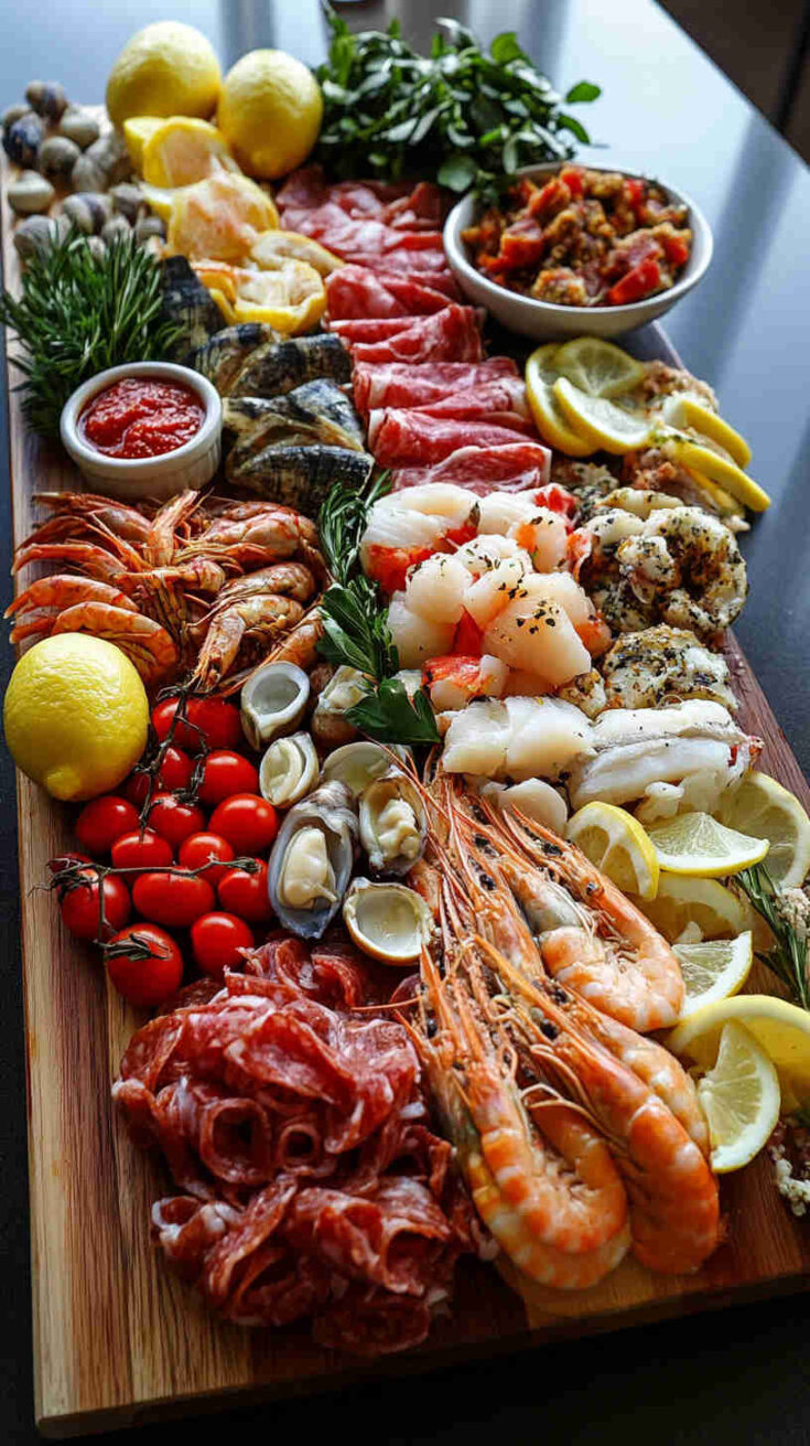 Seafood Italian Antipasto Platter Recipe
