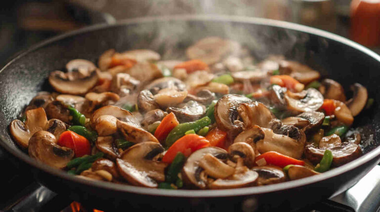 Simple Soy Sauce Mushroom Stir Fry Recipe