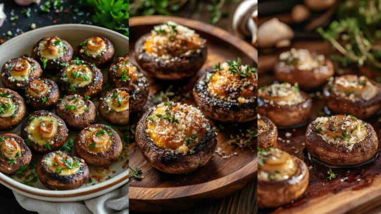 Easy Oven-Baked Mushrooms with Parmesan and Herbs