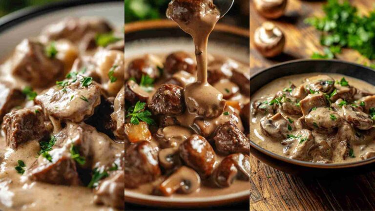 Classic Beef and Mushroom Stroganoff – Creamy and Delicious
