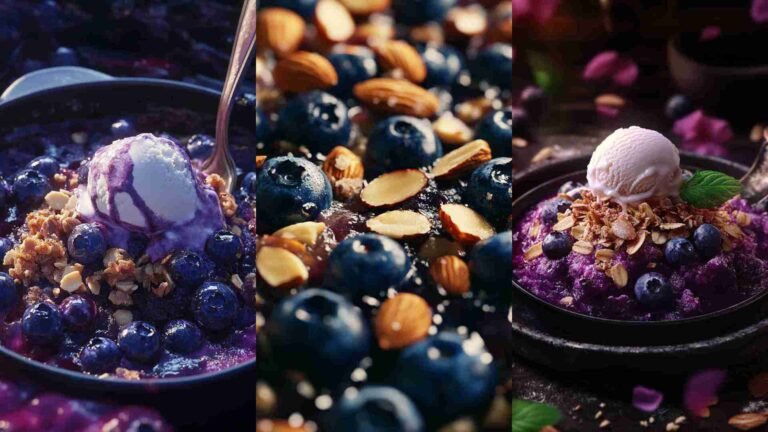 Blueberry Almond Crisp Recipe