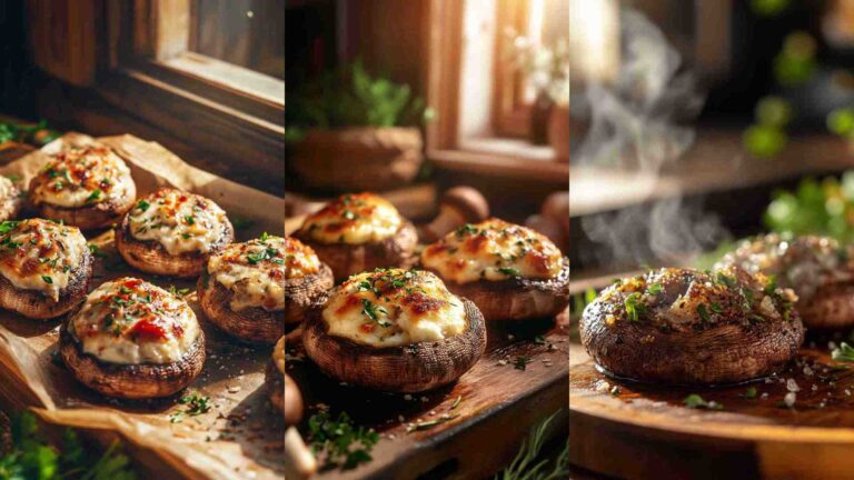 Herb-Crusted Baked Mushrooms – Quick and Healthy