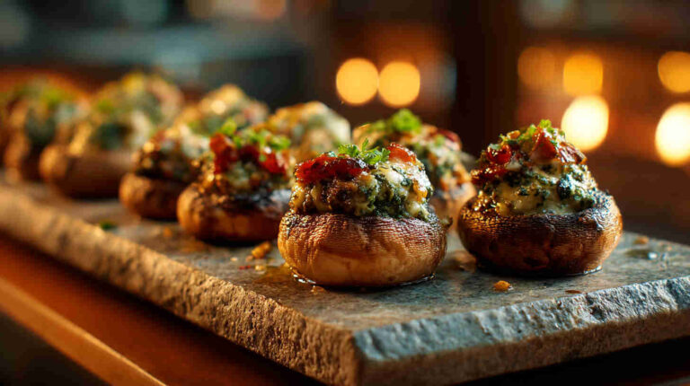 Stuffed Mushrooms Italian Style