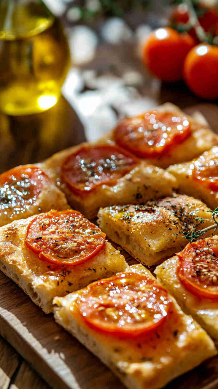 Sun-Dried Tomato Focaccia with Fresh Herbs