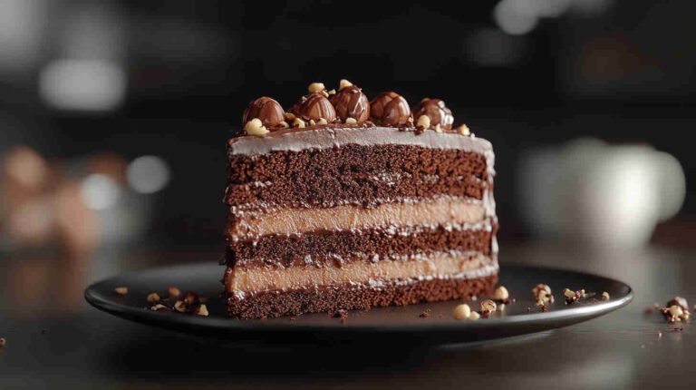 Apple Hazelnut Chocolate Cake