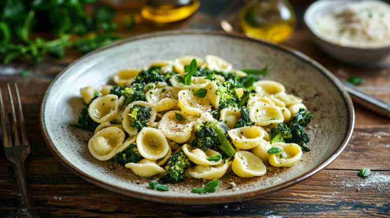 Apulian Orecchiette with Broccoli Rabe Recipe