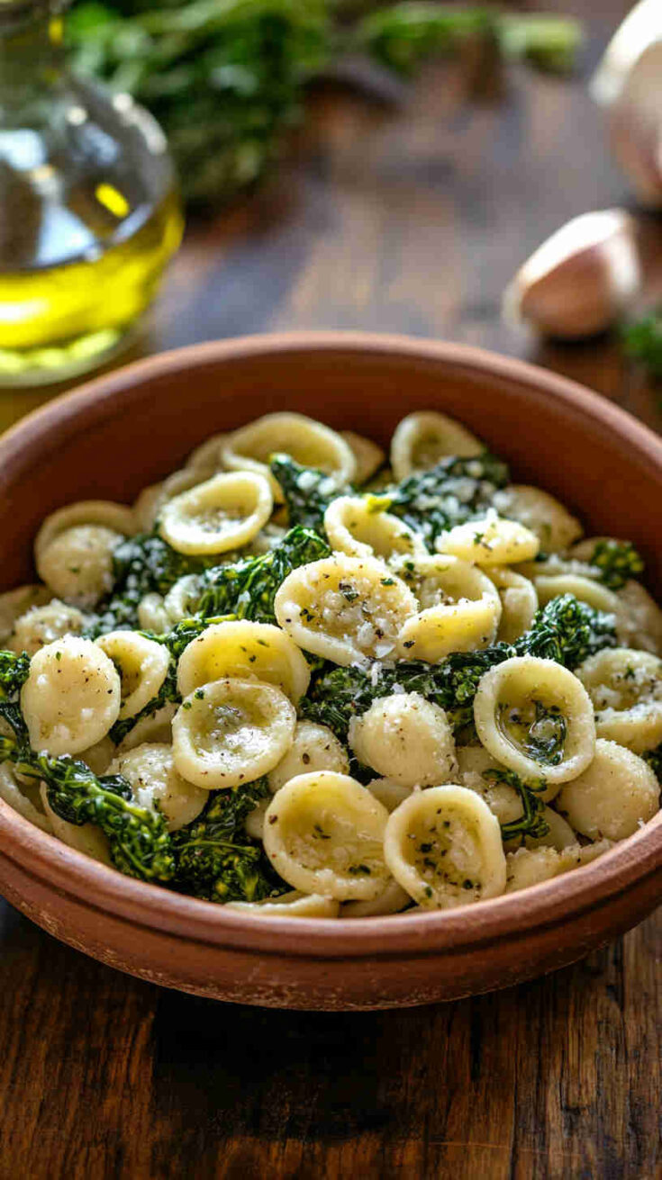 Apulian Orecchiette with Broccoli Rabe Recipe