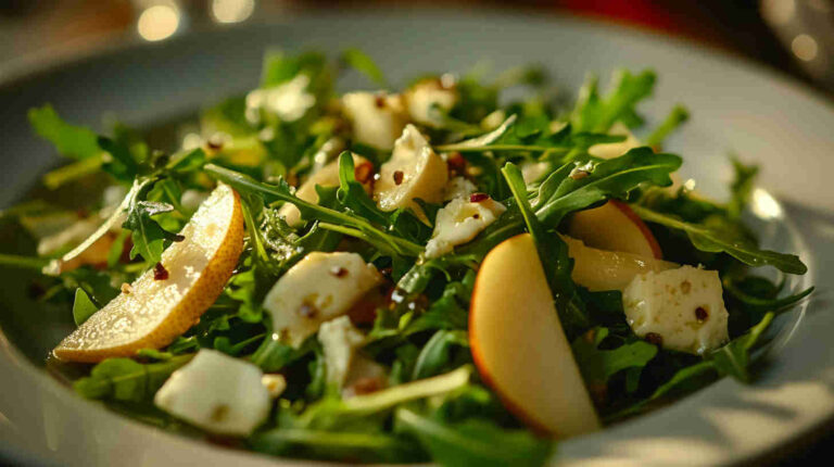 Arugula, Pear, and Gorgonzola Salad Recipe